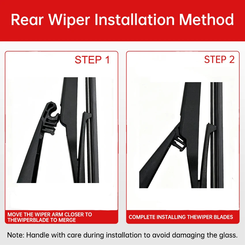12" Rear Windshield Wiper Arm + Blade For Toyota Land Cruiser 200 J200  2008-2015 Back Windscreen Car Wiper Blade