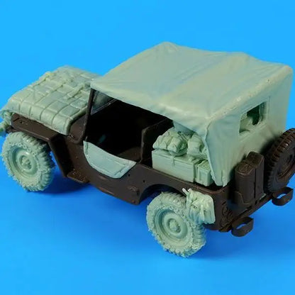 1/35 Die-casting Resin Model Assembly Kit, GK， Willis Car Debris Modification, Unpainted Model Assembly Kit
