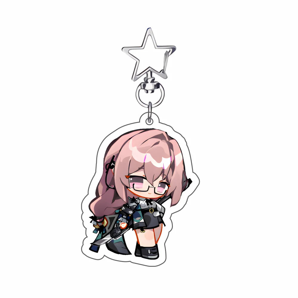New Hot Game Zenless Zone Zero Keychains Pendant Car Ellen Joe Seth Lowell Jane Doe Von Lycaon Nicole Fans cosplay Gifts