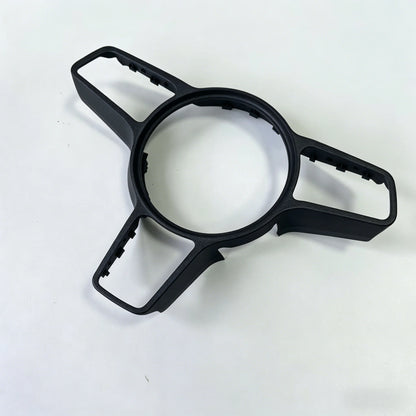 Black Decorative Frame for the Car Steering Wheel in GT Style with Blackening Effect for Macan Panamer Cayenne 9P1419732 5Q0
