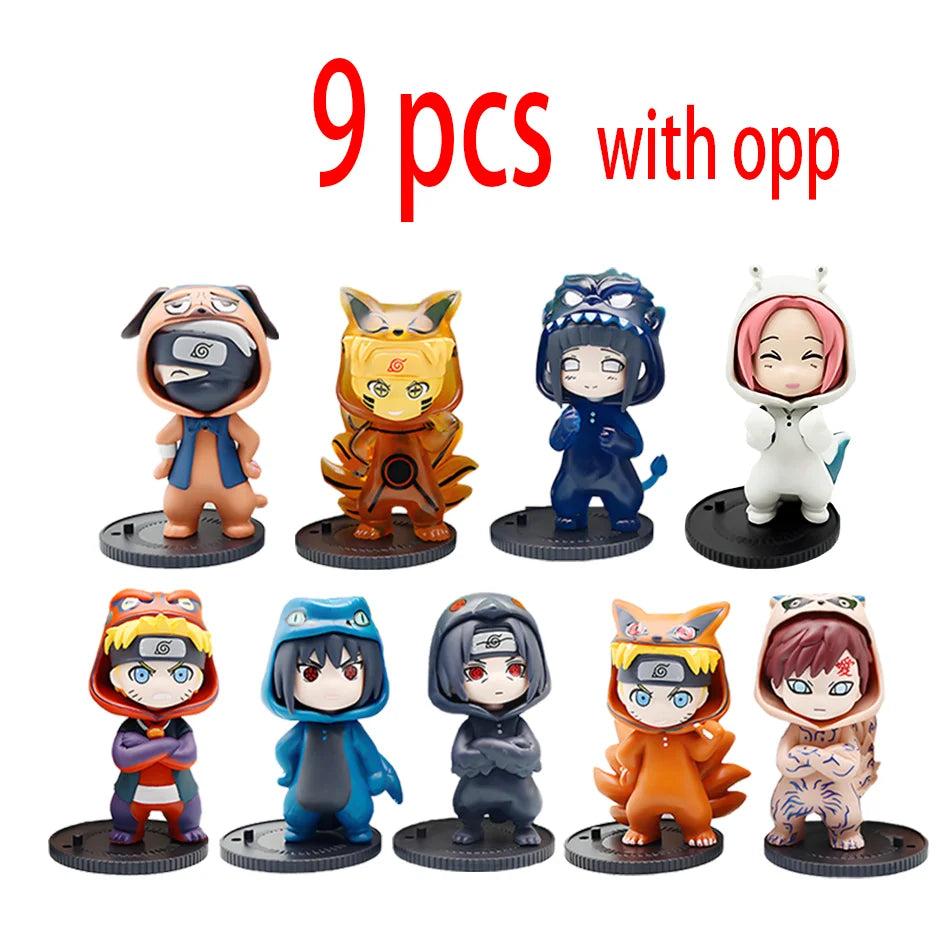 Naruto Blind Box GREMLIN Series Figure Model Sasuke Ornament Toy PVC Collection Gift Decorative Desktop Decoration Gifts