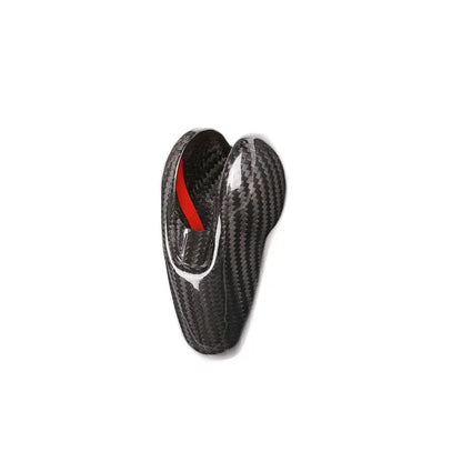 For Porsche MACAN 718 911 Panamera Cayman Boxster 2009-2021 Real Carbon Fiber Car Gear Shift Head Cover Trim Car Accessories