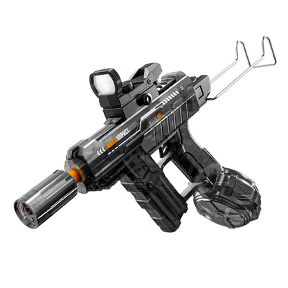 Flashing Lights UZI Electric High-Speed Continuous Water Gun, Children's Toy, Men's Large Capacity Water Gun