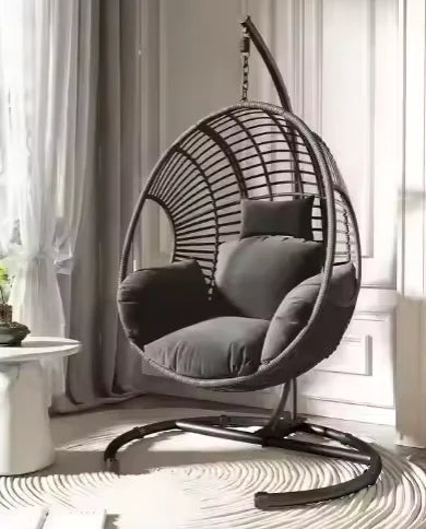 Home Basket Chair Spot Outdoor Modern Garden Furniture Lazy Sofa Rattan Basket Egg Leisure Swing Chair