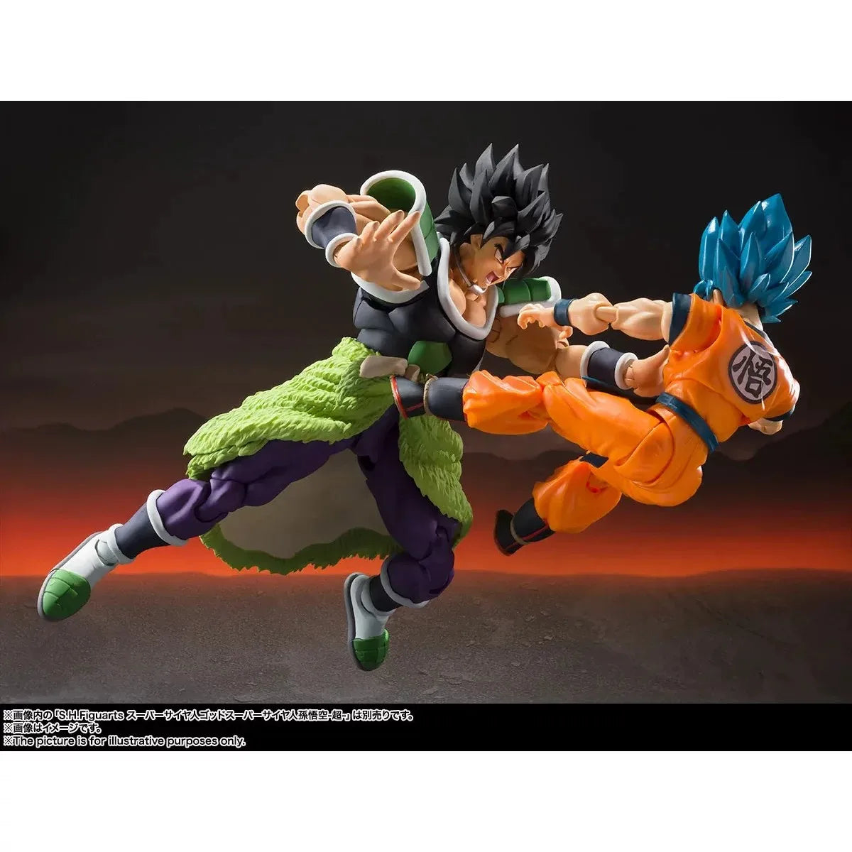 Reissue Bandai S.H.Figuarts BROLY -SUPER- Action Figures Dragon Ball Super Saiyan Anime Figure Plastic Toys Free Gift