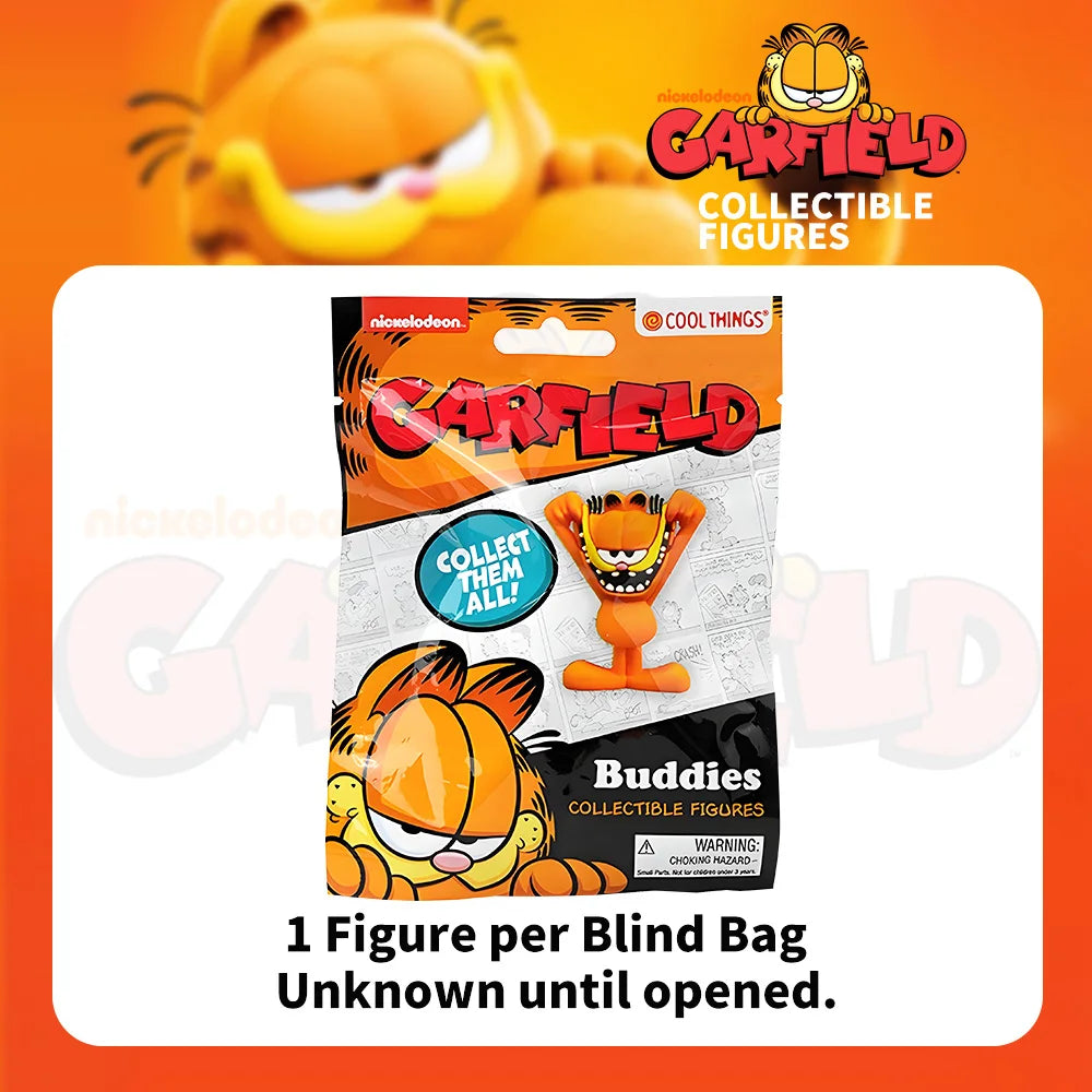 1PC Garfield Officially Licensed Blind Bag Mystery Box Random One Cute Figure Desktop Decor Room Ornament  Birthday Gift
