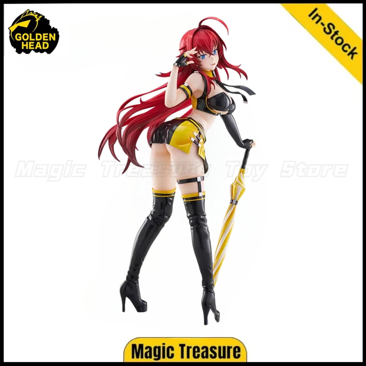 【In stock】GOLDEN HEAD High School D×D Rias Gremory Racing Queen 1/3.5 Scale Figure Toy Gift