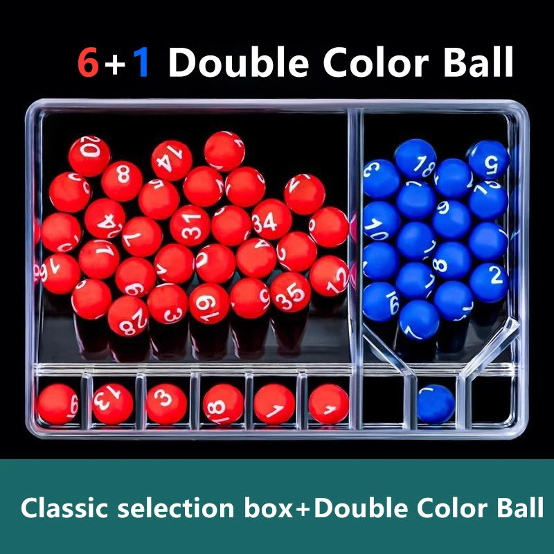 Mini Lottery Bingo Games Shake Lucky Ball Lucky Lottery Toy Number Picking Machine Entertainment Board Game Party Games