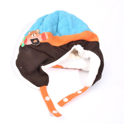 Winter Baby Ear Protection Hat Kids Cartoon Pilot's Hat Korean Version Classic Autumn Winter Boy Girl Baby Ear Protective Hat