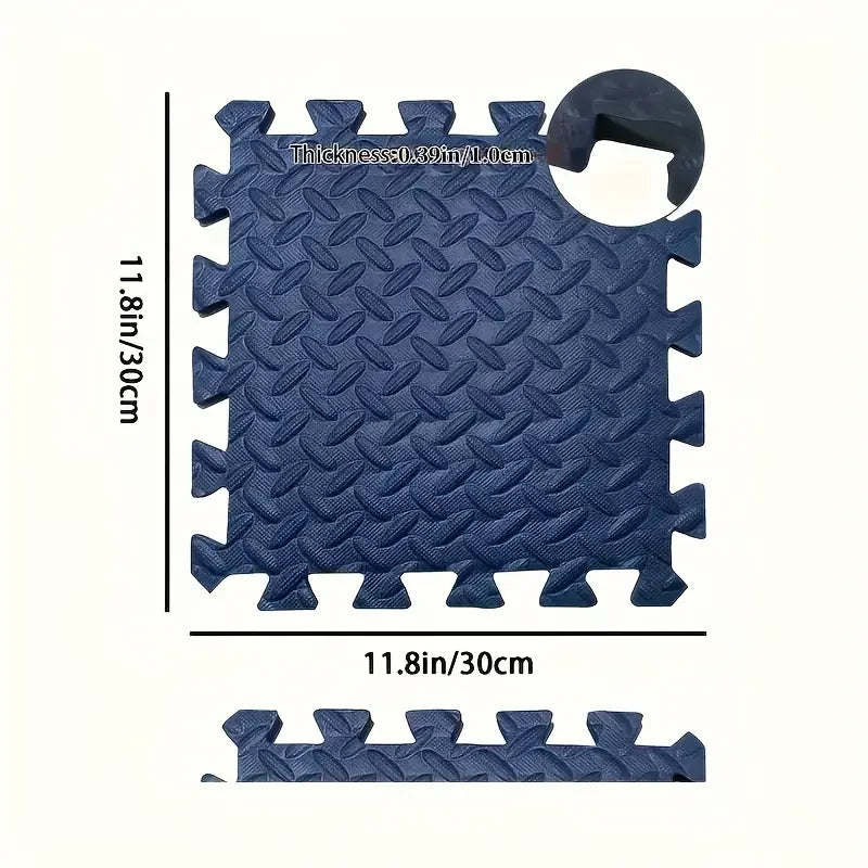 4/8/16PCS Interlocking EVA Foam Floor Mats Anti-Slip Protective Tiles for Home Gym Garage Workout Flooring Pad