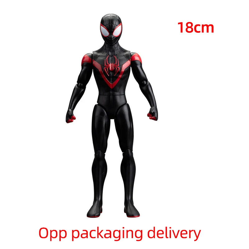 18CM Avengers Legends Figure ZDTDS Original Toy Set Spider Captain Miles Morales Thanos Ghost Iron Man Hulk Box Thor Falcon Doll