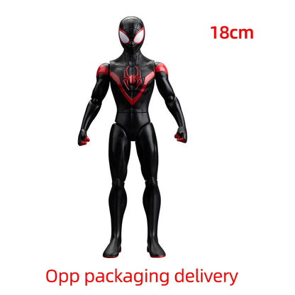 18CM Avengers Legends Figure ZDTDS Original Toy Set Spider Captain Miles Morales Thanos Ghost Iron Man Hulk Box Thor Falcon Doll