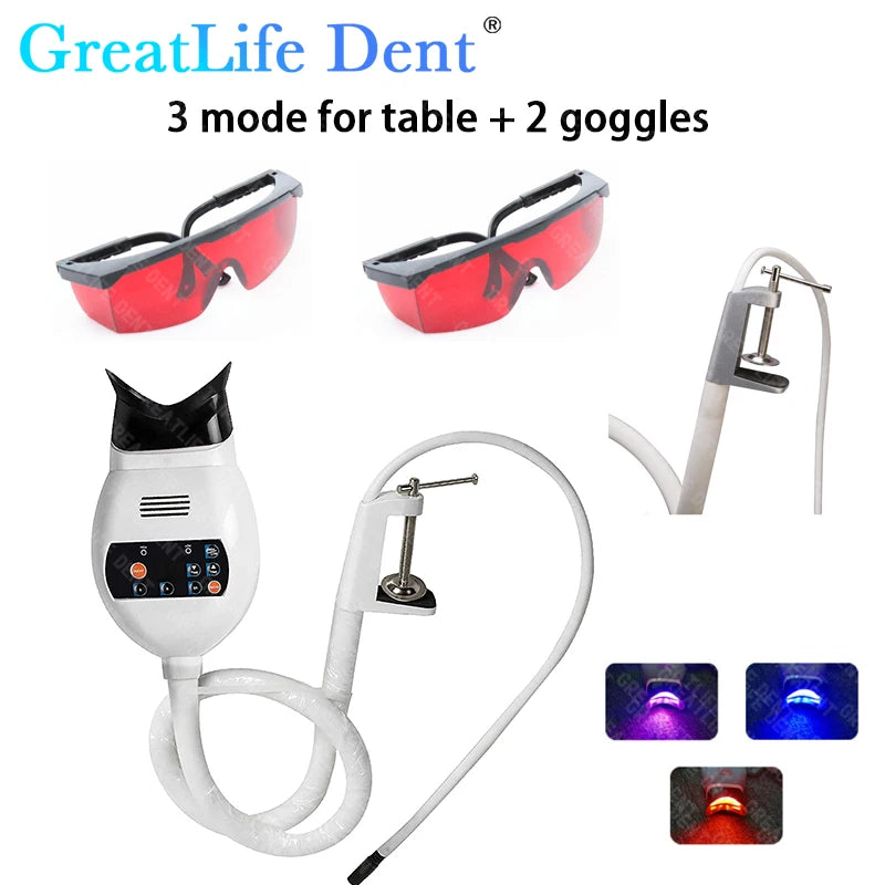 GreatLife Tooth Whitening Machine For Professional Teeth Dental Led Teeth Whitening Lamp With 1 Color Teeth Bleach Instrument