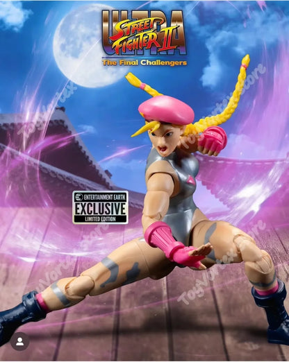 24 Hour Shipping 1/12 JADA Toys Ultra Street Fighter II Cammy Player 2 Action Figure Statue JADA Model Collection Doll Toy Gifts