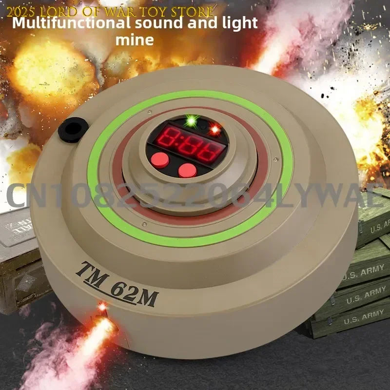 Tactical ExplosiveT4 62M  Pack Toy Airsoft Children's Smoke Grenade Toy with Light Sound Effects CS Cosplay Game Boys Best Gift