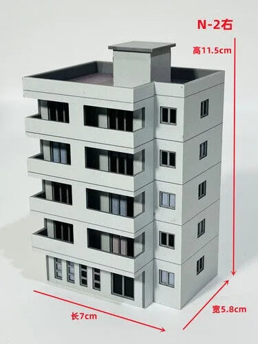 1/350/150 Diorama Outland City Modern Commercial Building Model Street Office Home Scene Model Toys