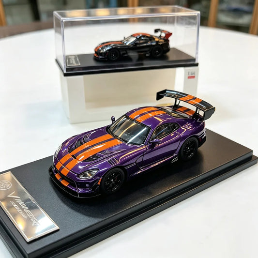 1/64 Model Car For Third Generation Viper Supercar Simulation Alloy Sports Car Model Collector Toy Luxury Vehicle For Gifts