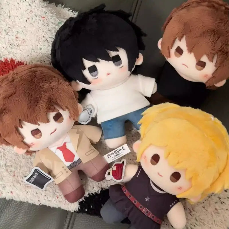 Death Note Cotton Doll Plush Blind Box Bag Charm Key Charm Pendant Trendy Anime Toy Collect Desktop Ornaments Mystery Box Gift