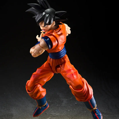 BANDAI S.H.Figuarts Dragon Ball Z Son Goku Kind-hearted Saiyan 3.0 New Body Original Figure  Cell Saga Dynamic Shoulder In Stock