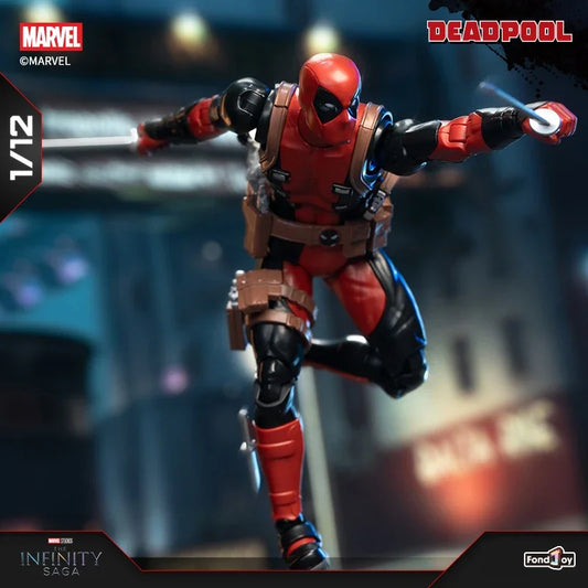 Fondjoy Deadpool Model Assembled Model Action Figure 1/12 Marvel Movie Characters Collectible Model PVC Toys Desktop Ornaments