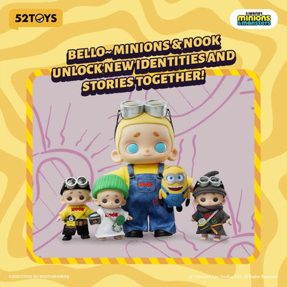 52TOYS NOOK & MINIONS Plush Figure Anime Figure Edition Collection Ornaments Surprise Gift Toys