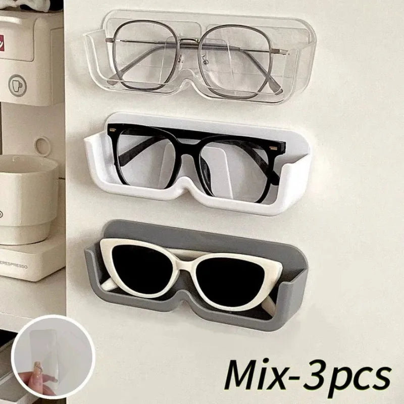 Eyeglasses Organizer Rack Wall Mounted Sun-glasses Display Holder Wardrobe Decoration Storage Box Sunglass Organizer