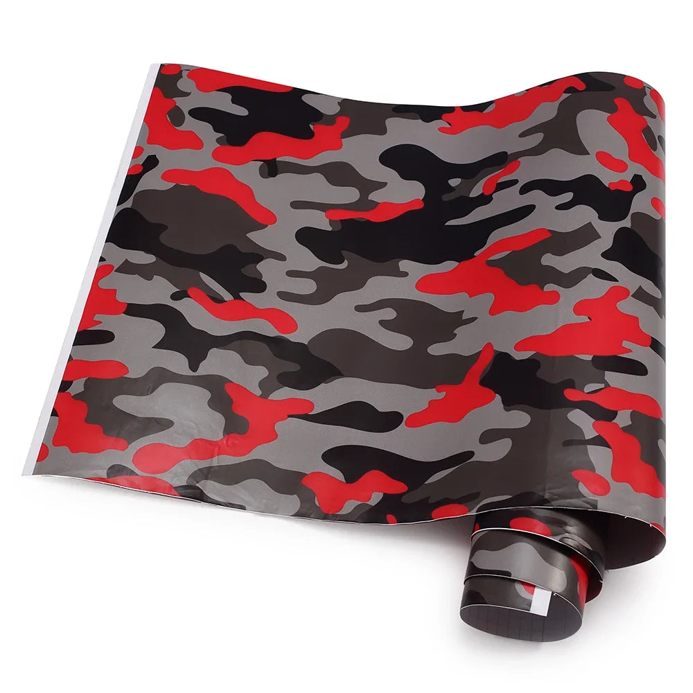 Camo Vinyl Film Car Motorcycle Decal Camouflage Sticker Film Sheet for Car Styling Bike Computer Laptop Scooter Motorcycle DIY