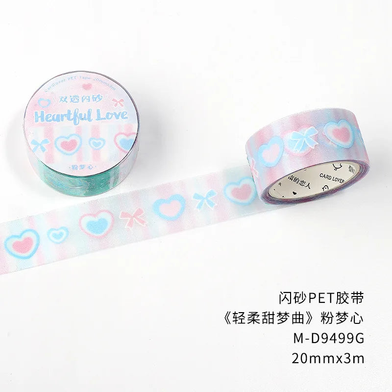 1pcs/1lot Decorative Adhesive Tapes Gentle Sweet Dream Song Junk Journal DIY Paper Japanese Masking Scrapbooking Stickers