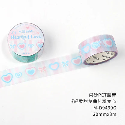 1pcs/1lot Decorative Adhesive Tapes Gentle Sweet Dream Song Junk Journal DIY Paper Japanese Masking Scrapbooking Stickers