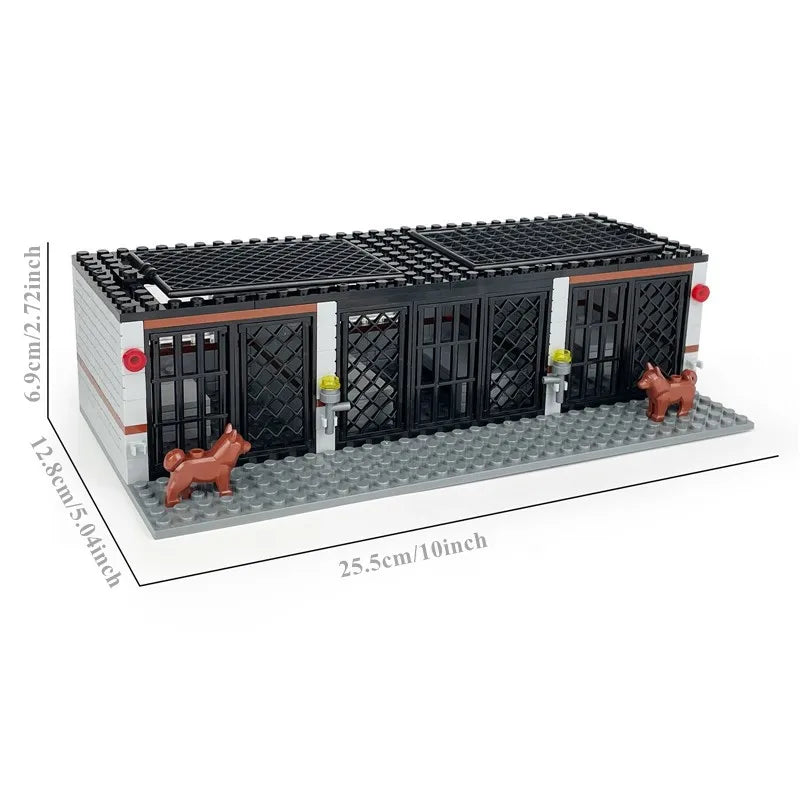 267pcs Military Police Scorpion Cave Prison Cell Model Iron Wire Mesh ...