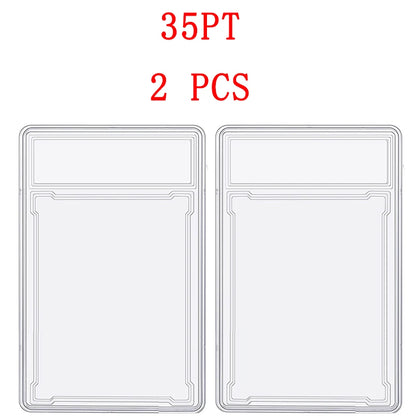 35/55/75/100PT Trading Cards Slab Label Grade Baseball Star Card Sleeves Protector Acrylic Hard Plastic Game Grade PTCG Gift Toy