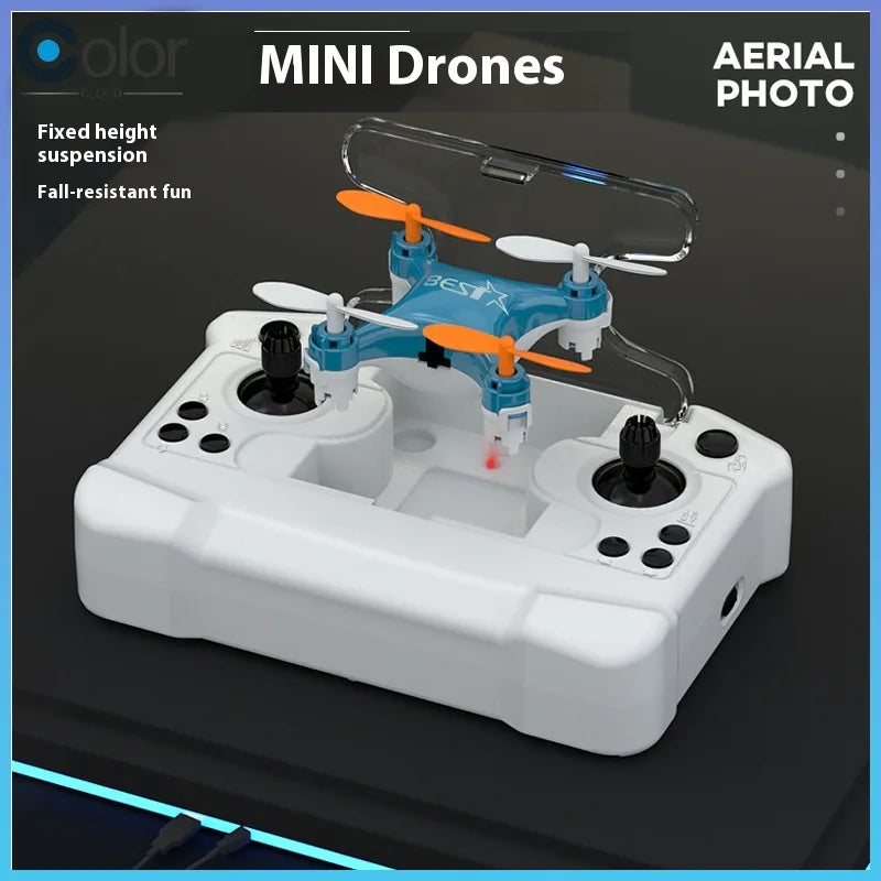 Hc702 Mini Folding Storage Aircraft Mini Drone Emote-Controlled Airplane Children'S Toy Mini Airplane Fixed Height Quadcopter