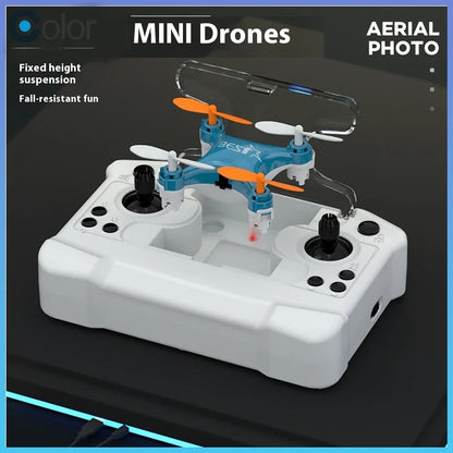 Hc702 Mini Folding Storage Aircraft Mini Drone Emote-Controlled Airplane Children'S Toy Mini Airplane Fixed Height Quadcopter