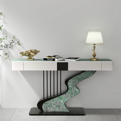 Midcentry Metal Console Table Modern Nordic Entrance Hallway Console Table Luxury Lobby Wohnzimmer Tisch Living Room Furniture