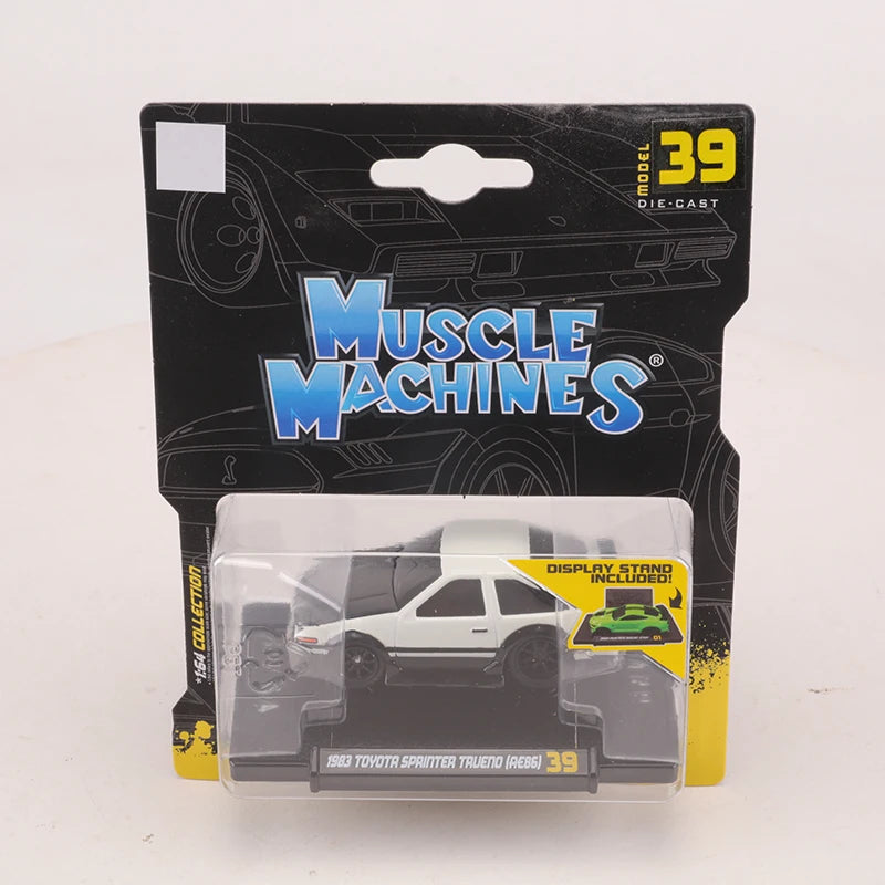 Maisto 1:64 Muscle Machines Car Alloy Miniature Diecast Model Ae86 Nissan Gt-R Toys Car Kid Gift ﻿