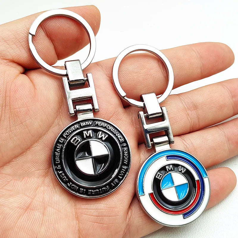 50th Anniversary Logo Metal Luxury Car Keychain For BMW E46 E90 E39 E60 X1 X2 X3 X4 X5 X6 3 5 Series M2 M3 M4 M5 M6 Accessories