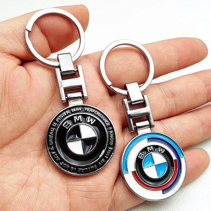 50th Anniversary Logo Metal Luxury Car Keychain For BMW E46 E90 E39 E60 X1 X2 X3 X4 X5 X6 3 5 Series M2 M3 M4 M5 M6 Accessories