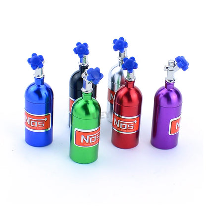 RC Crawler Car Metal Simulation NOS Nitrogen Bottle Model for 1/10 Traxxas TRX4 Defender Axial SCX10 II 90046 RC4WD Yikong 40082