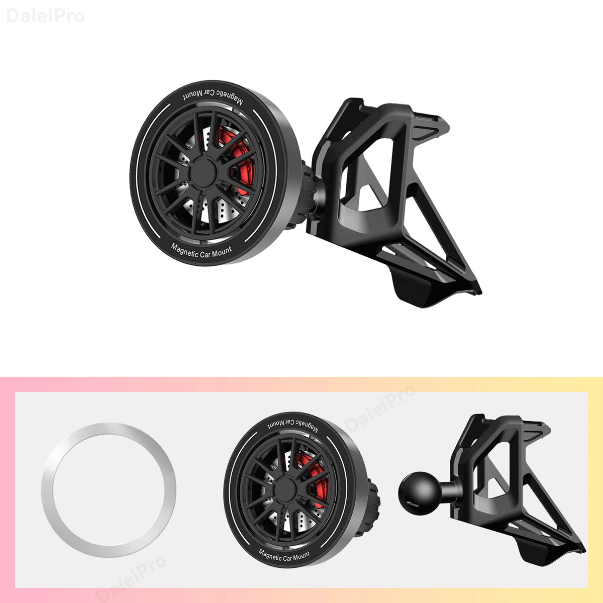 For BMW 3 Series 2025 2026 M3 Phone Mount Airflow Cooling Car Phone Holder 360° Swivel Phone Base Accessories for BMW 2 4 Series
