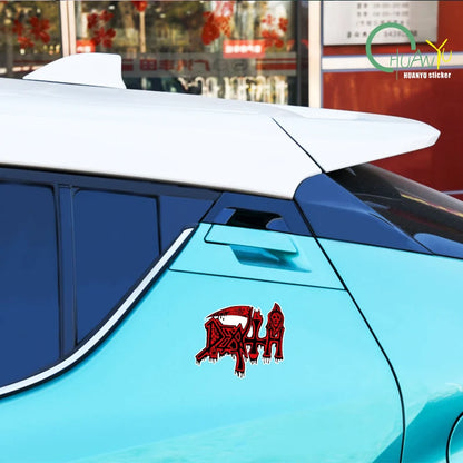 Creative Bloody Death Graffiti Dazzle Color Car Stickers Pvc Personality Body Windows Exquisite Waterproof Decal Decoration