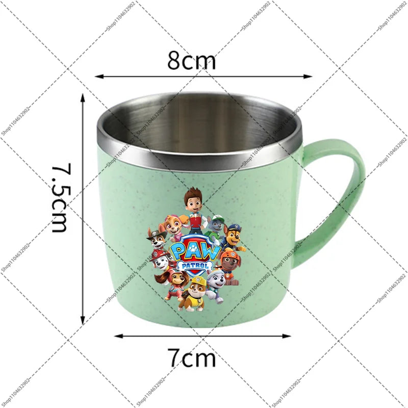 Paw Patrol Portable Stainless Steel Coffee Mug Chase Skye Cartoon Anime Pattern Printed Water Cup Household Couples Milk Cups