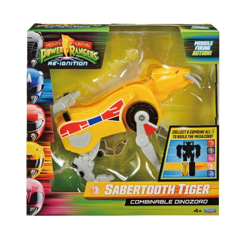 Mighty Morphin Power Rangers Re-Ignition Black Red Blue Ranger Mastodon Rita Repulsa Pterodactyl Action Figure Collectible Toys
