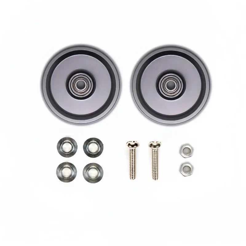 13/17/19mm Solid Aluminum Guide Wheel for Mini 4WD, No Logo No Rubber Ring, Smooth Rolling DIY Upgrade Parts