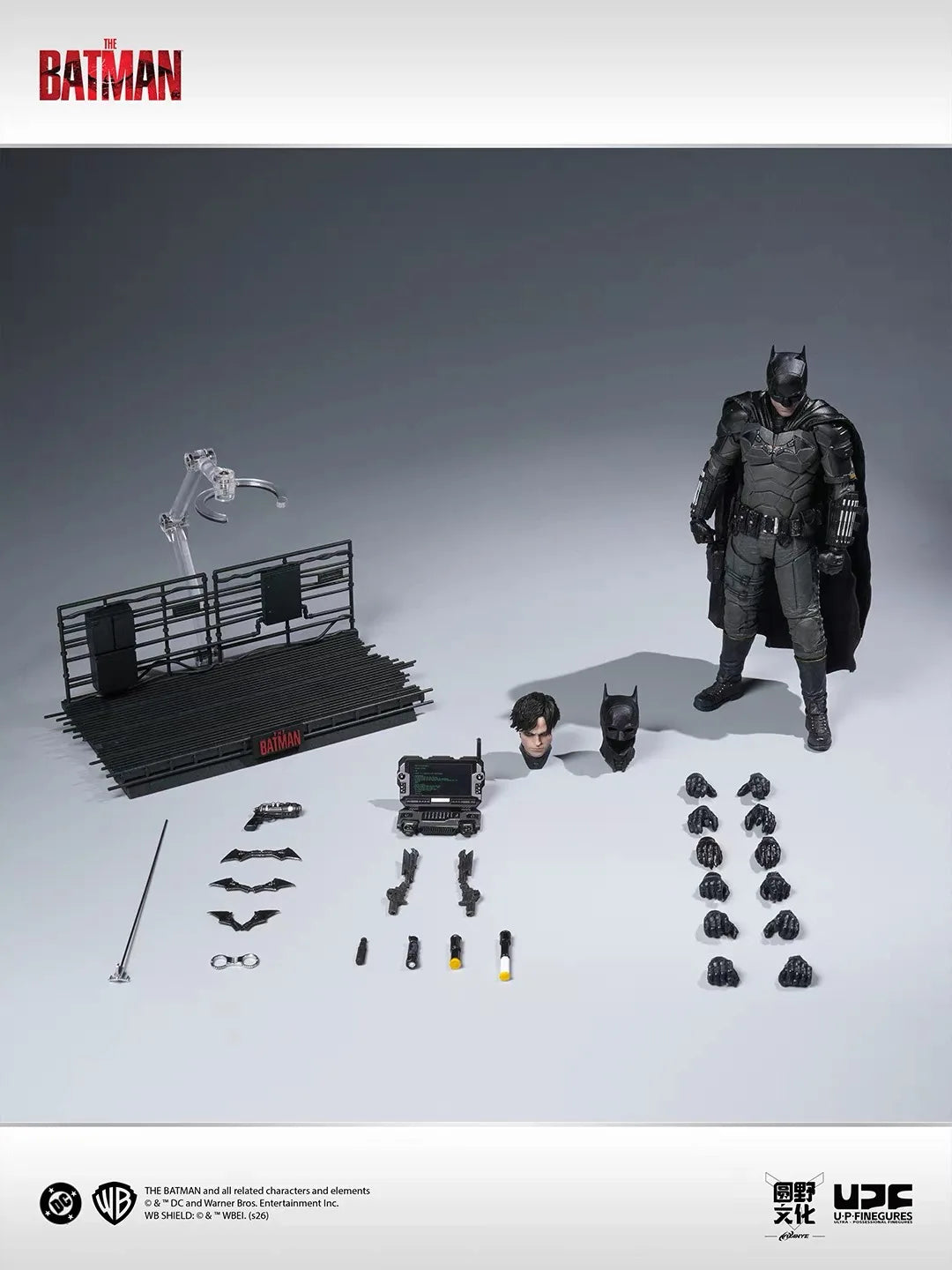 In Stock UPFinegus Batman 2022 Robert Pattinson Edition 1/12 Scale Action Figure Collectible
