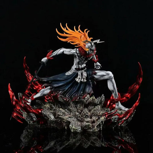 23cm Bleach Figure Kurosaki Ichigo Anime Figures Action Statue Model Doll Collection Room Decoration Desk Toys Halloween Gifts