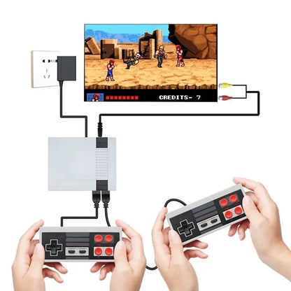 Handheld Family Recreation Video Console AV Output Retro Built-in 620 Classic Games Dual Gamepad Gaming Player Toys Holiday Gif
