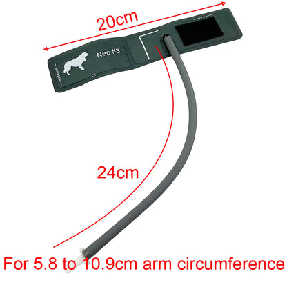 Pet Monitors For Animal Use Blood Pressure Monitors TPU Nylon Cuff Without Capsule Animal Blood Pressure Cuff NO.1-NO.5