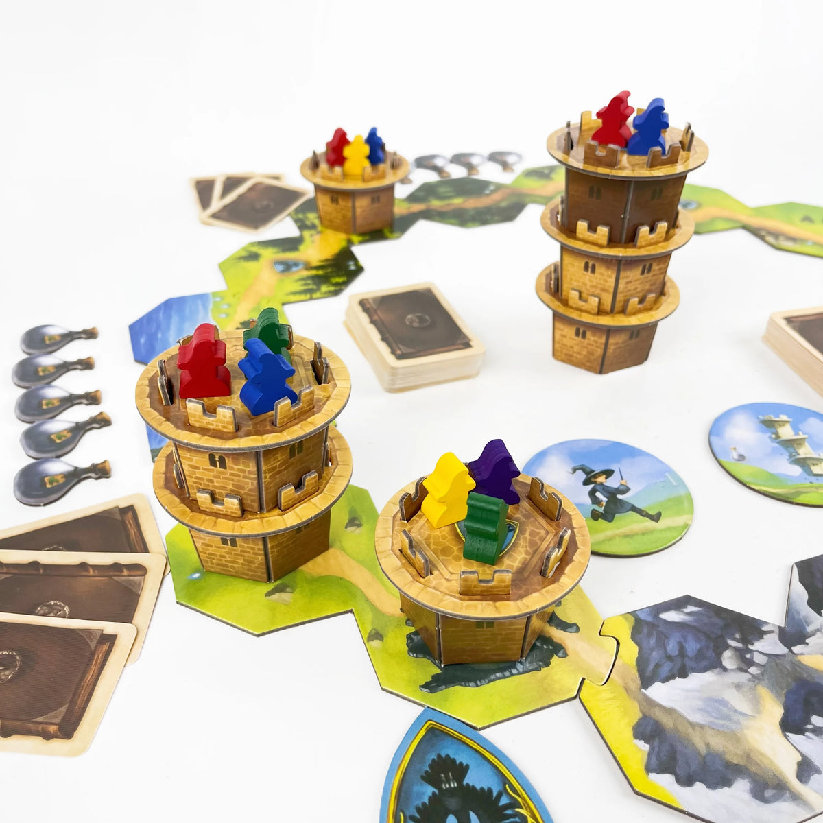 Wandering Towers fast-paced board game, which is very suitable as a birthday and Christmas gift and can liven up the atmosphere