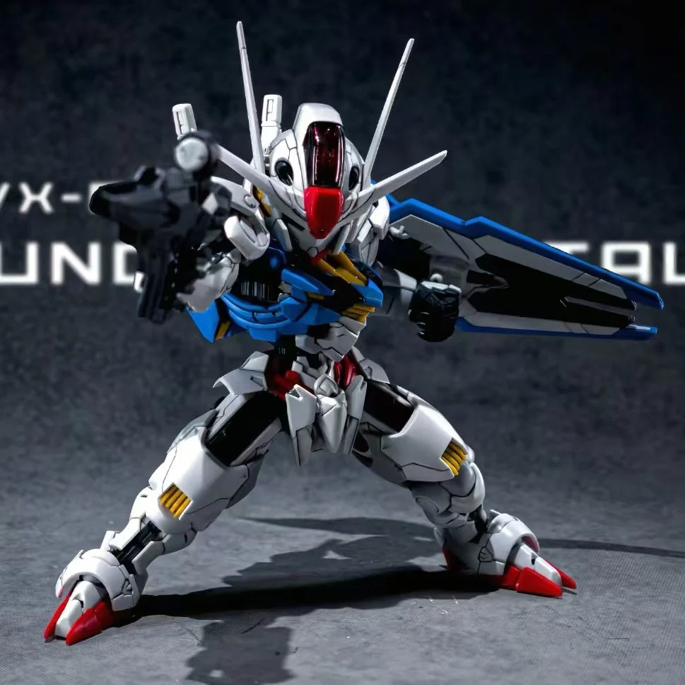 Q Version Multi-Articulated Assembly Model Kit Pre-Colored 3D Figure Hand Build Ornament Desktop Static Collectible Assembly