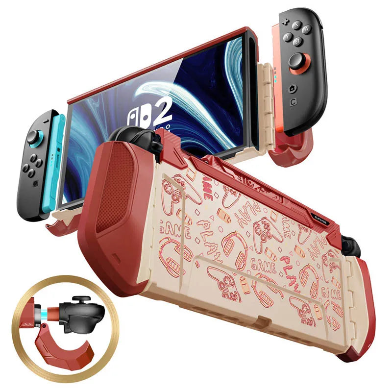 Dockable Case For Nintendo Switch 2 2025 SUPCASE Blade Series TPU Grip Protective Cover Compatible with Joy-Con Controller